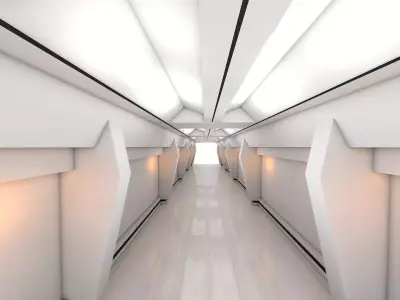 Corridor Interior 3D model order