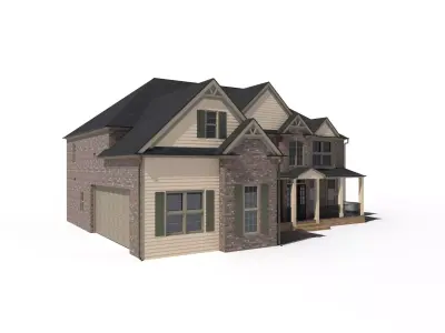 Upper Class Family House 3D model