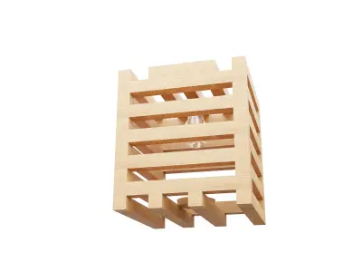 WOODEN LAMP 3D model purchase