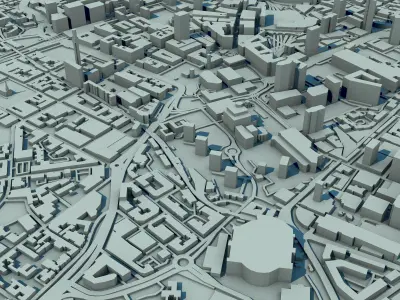 Birmingham City England United Kingdom 3D print model