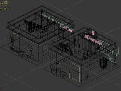 Future World - Business District 02 3D model