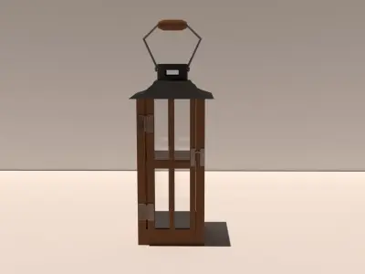   Rerto Decorative Lamp  Lighter  Free 3D model