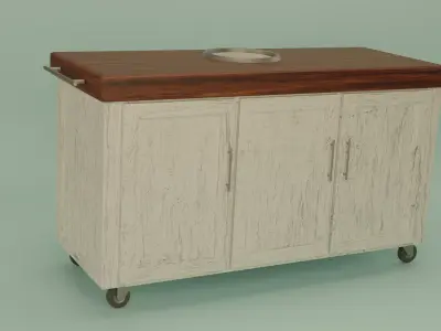 Entertainment Cabinet 3D model