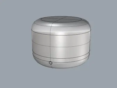 Bed Side Lamp 007 Low-poly 3D model