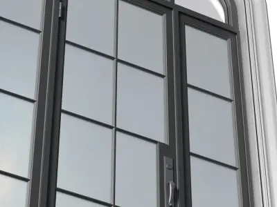 Arc Classic Entrance Door Window 3D model