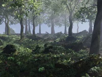 Forest Scene 3D model