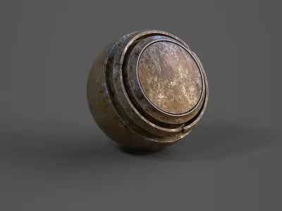 Substance Painter old used metals smart material pack 1 Texture