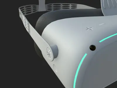 VR goggles Low-poly 3D model