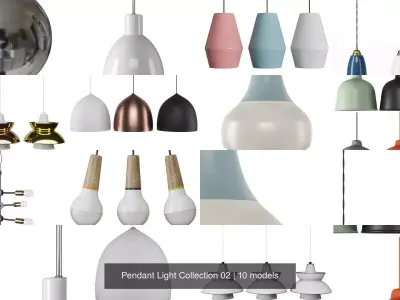 Pendant Light Collection 02 3D Model Pack