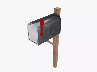 Mailbox classic 02 3D model