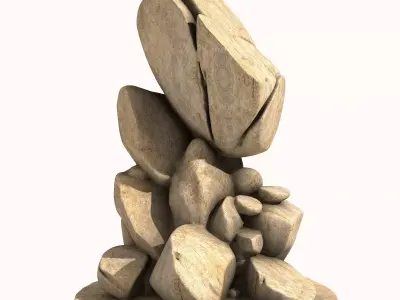 Rock 2 3D print model