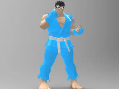 Ryu Street Fighter   3D print model