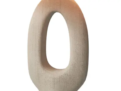 Diego Olivero Chamber Ceramic Table Lamp 3D model
