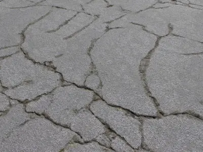 Road Textures Pack 7 3D model