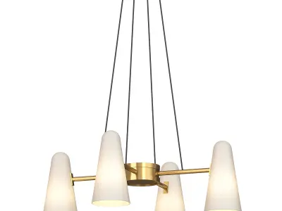 Hanging Lamp LUMI Low-poly 3D model