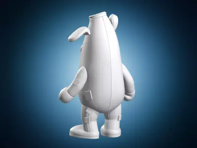 Fortnite Peely Costume 3D print model