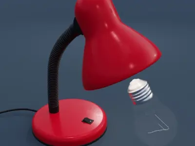 Cheap lamp 3D model
