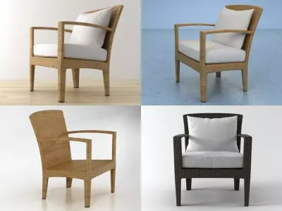 Panama Lounge Chair 3D model