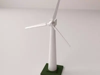 Wind Turbine 3D model