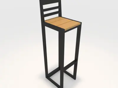 Collection Bar Stool 2 3D Model Pack