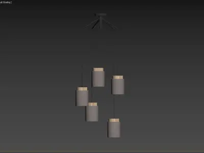 ALBARIZA Suspension lamp 3D model