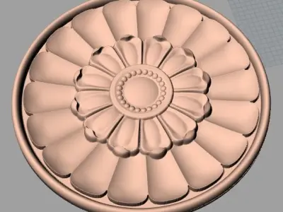 Woodworking CNC Router 3D Relief STL models used for artcam E411 3D model