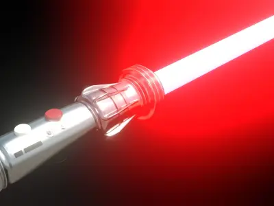Darth Maul Lightsaber 3D model