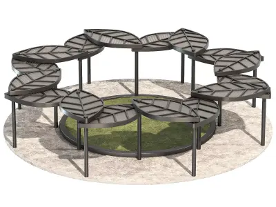 Walk Way Shade 3D model