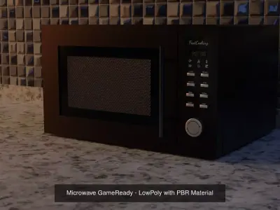 House Appliances and Electronic - GameReady  with PBR Material 3D Model Pack