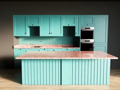 112-Kitchen4 matte 10 3D model
