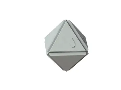 Sci Fi Object No 1834 Low Poly Low-poly 3D model