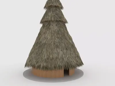 Cabin 4 - House Honai 3D model