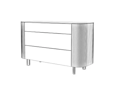Parabole Chest of Drawers 3D model