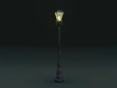 Street light 3d Model 3D model 5