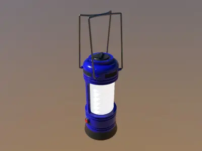 Camping Lantern Low-poly 3D model buy