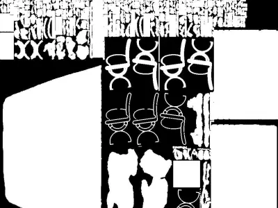 Snow Bench Free 3D model