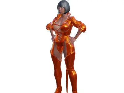 Sexy Superhero Woman 3D print model