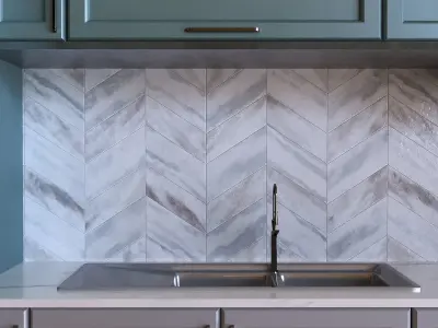 kitchen set 007 lowpoly Low-poly 3D model