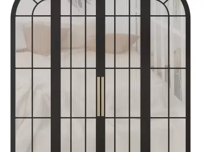 Entrance door set187 3D model