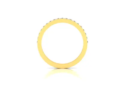 Diamond Ring For Women 3d Print Model 3D print model 6