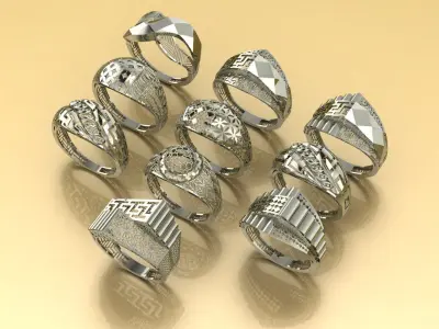  turtorial ring  3D print model