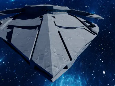 Nebula Whisper Low-poly 3D model