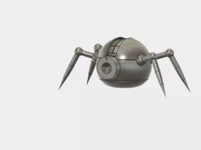 Spider Spy Robot 3D model