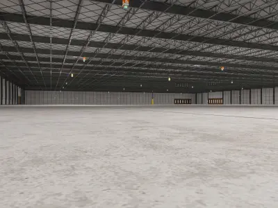 Exhibition Hall interior 21 3D model