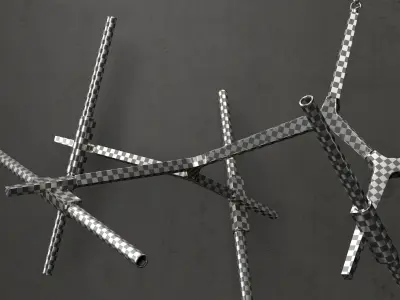 Chandelier agnes 20 lights 3D model