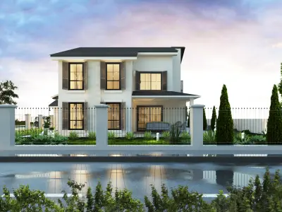 Classical house 3D model