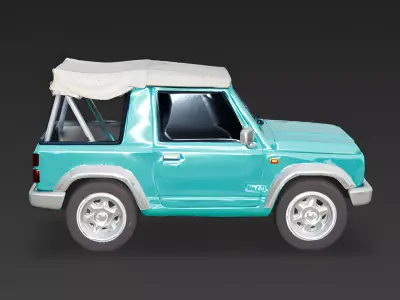 Summer Breeze Compact 4x4 3D Model Low-poly 3D model