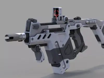 Science Fiction Gun 7 3D model