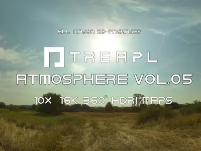 10X HDRI SKIES TREAPL ATMOSPHERE VOL05 - BUNDLE - 360 SKIES Texture