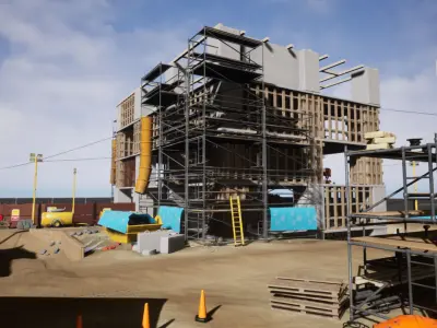 CR SERIES - Construction Pack For Unreal Low-poly 3D model